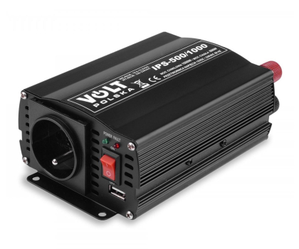 Przetwornica samochodowa VOLT Przetwornica napięcia IPS 500/1000W 12/230V (500/1000W)